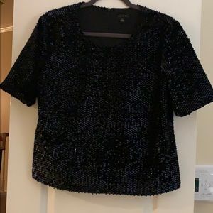 Ann Taylor Sequin Top